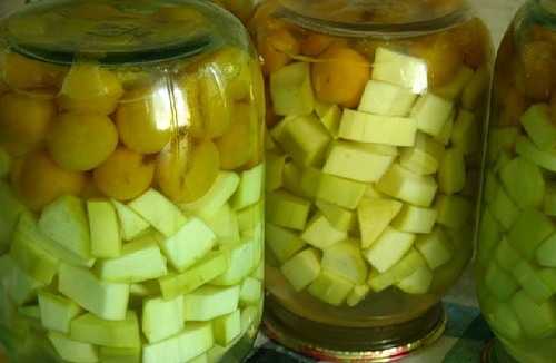 Рецепты компота из кабачков со вкусом ананаса на зиму