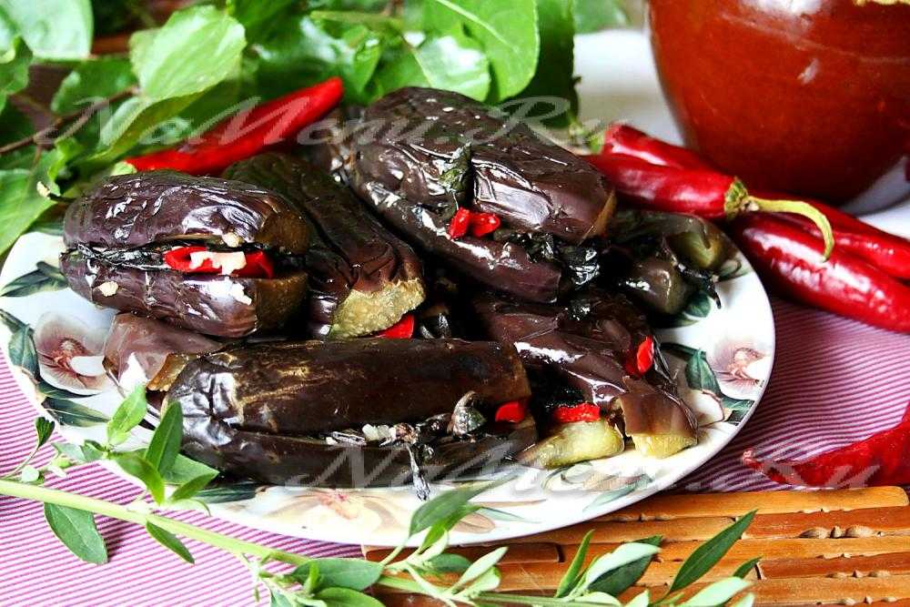 Баклажаны фаршированные овощами квашеные - рецепты квашеных баклажан с фото