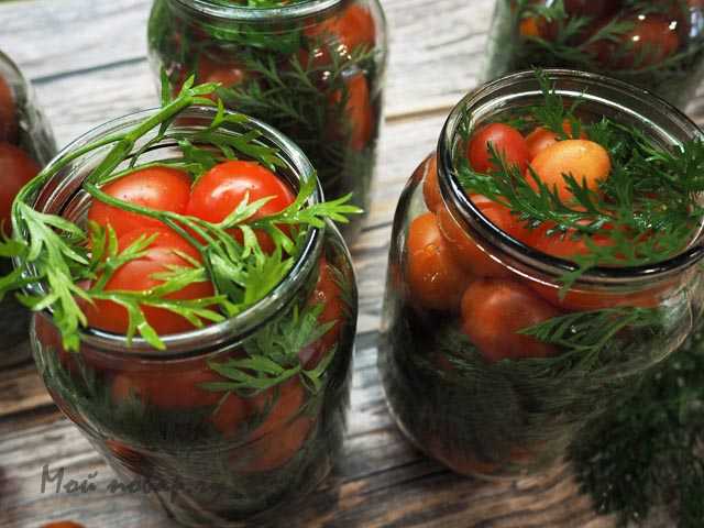 Помидоры с морковной ботвой на зиму — рецепты на 1 и 3 литровую банку