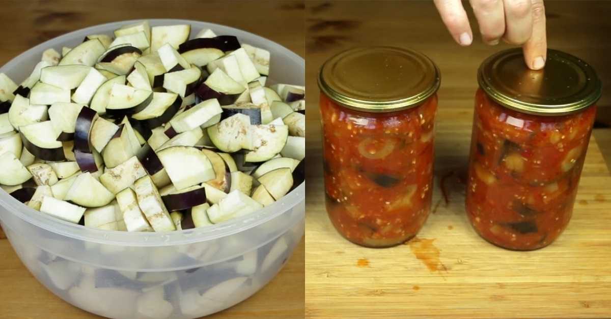 Салат из баклажанов на зиму - лучшие рецепты приготовления вкусной овощной закуски