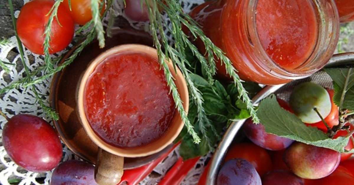 Кетчуп из слив и помидор на зиму — топ-7 в домашних условиях