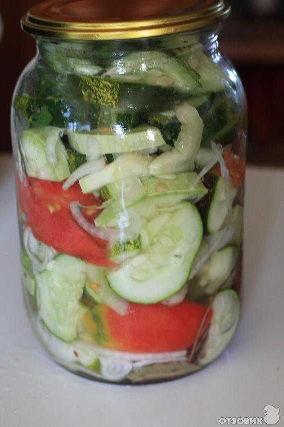 Рецепт донского салата на зиму без стерилизации с капустой, зелеными помидорами и другими ингредиентами