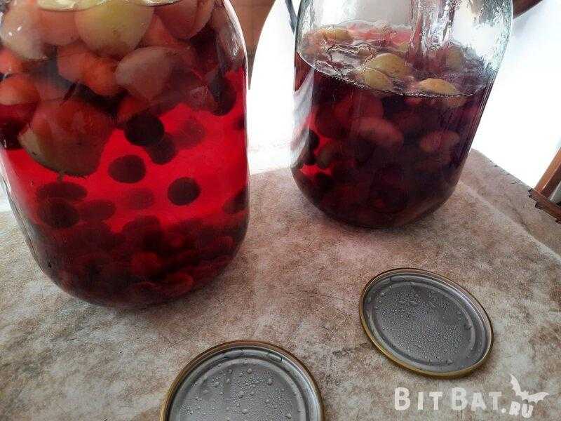 Компот из вишни на зиму - рецепты с косточками и без, с фруктами и ягодами