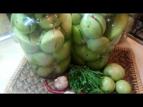 Армянчики из зеленых помидор - рецепт