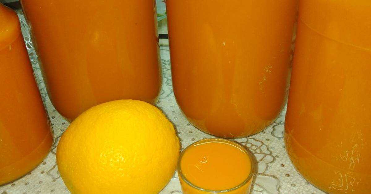 Тыквенный сок с апельсином на зиму, очень вкусный и ароматный