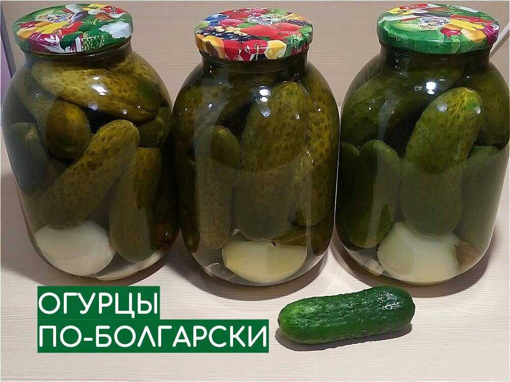 Огурцы по-болгарски на зиму: самый вкусный рецепт с фото