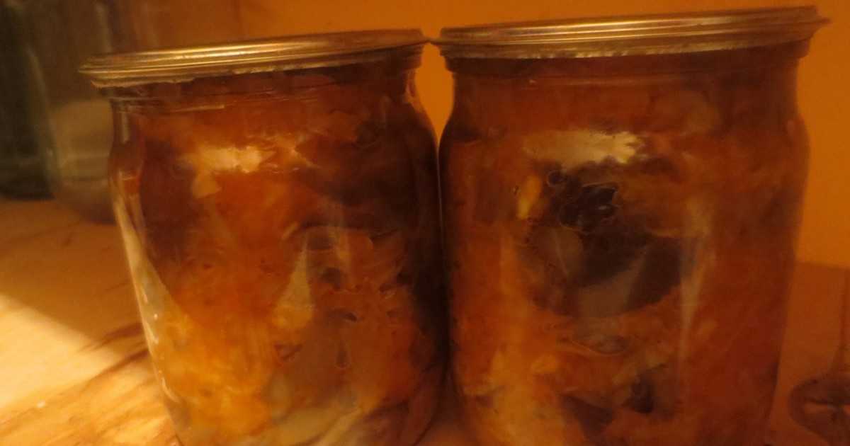 Грибная солянка с капустой на зиму - самый вкусный рецепт