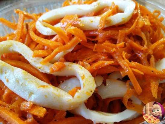 Самый вкусный рецепт кальмаров по-корейски с фото