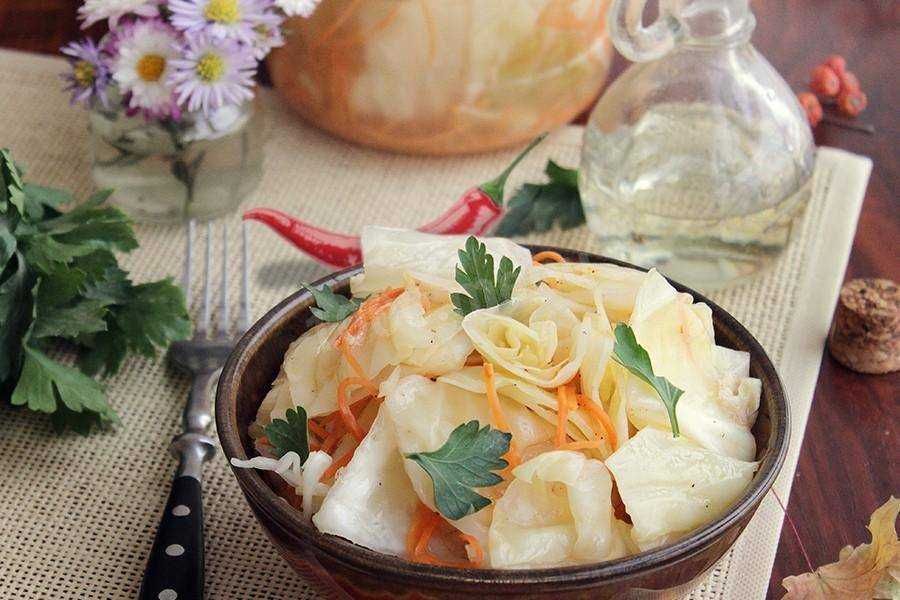 Маринованная капуста с маслом и уксусом быстрого приготовления - 6 рецептов с пошаговыми фото