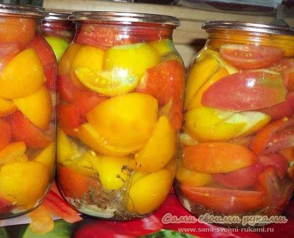 Заготовки из желтых помидоров на зиму: соус, лечо, салат