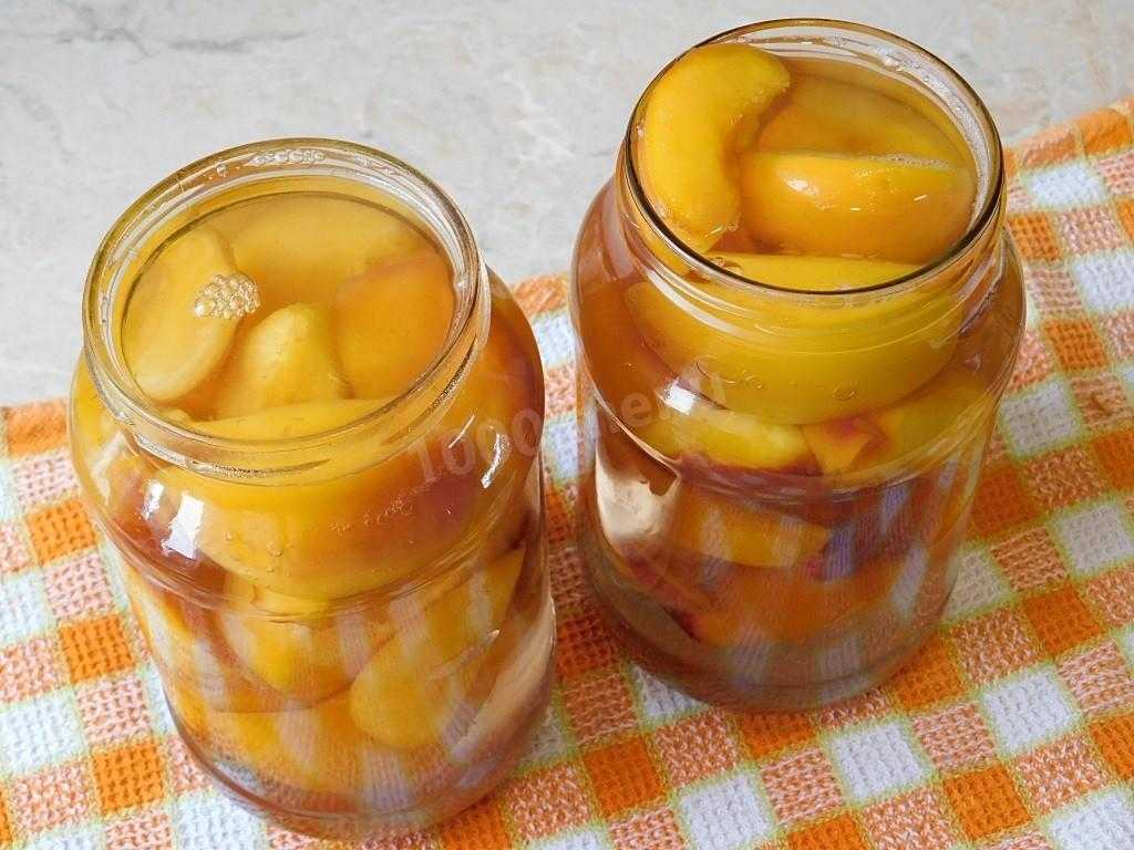 Компот из персиков на зиму: простой рецепт на 3 литровую банку