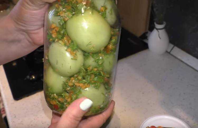Салат из зеленых помидор на зиму, 5 лучших рецептов с фото — wowcook.net