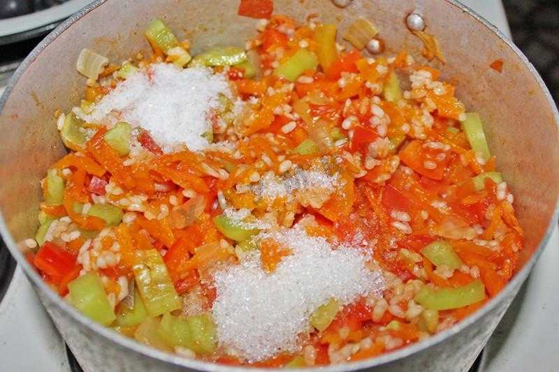 Топ 15 рецептов приготовления на зиму консервированного риса с овощами
