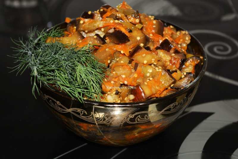 Салат из баклажанов (синеньких) на зиму 32 рецепта - 1000.menu