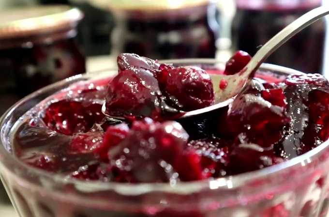 Варенье-пятиминутка из вишни с желатином на зиму — рецепт с пошаговыми фото