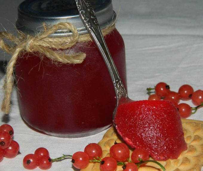 Желе из сока красной смородины: рецепты с фото на зиму