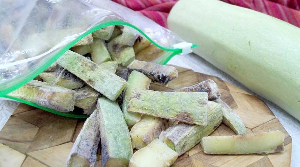 Заморозка кабачков на зиму: как заморозить, способы