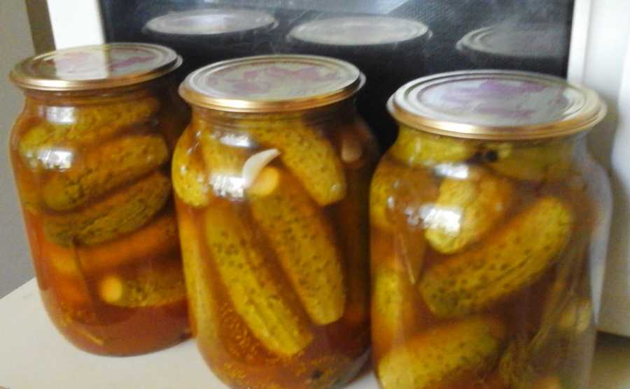 Огурцы маринованные с кетчупом чили на зиму в литровых банках - рецепты