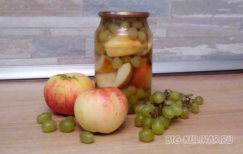 Простой рецепт компота из винограда на зиму - 6 пошаговых фото в рецепте