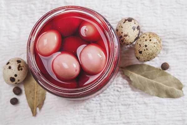 Маринованные перепелиные яйца: рецепты закуски разного цвета