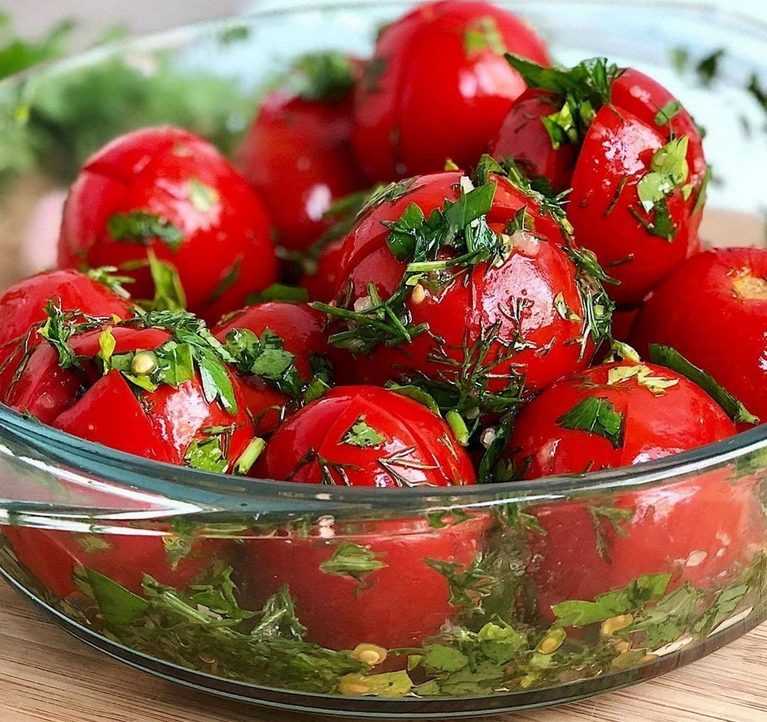 Маринованные помидоры в банках на зиму — 7 рецептов с фото идеальной заготовки томатов