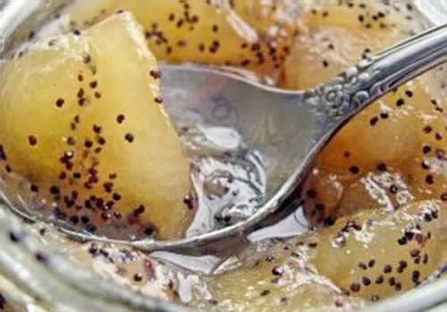 Топ 2 рецепта приготовления варенья из груш с маком на зиму