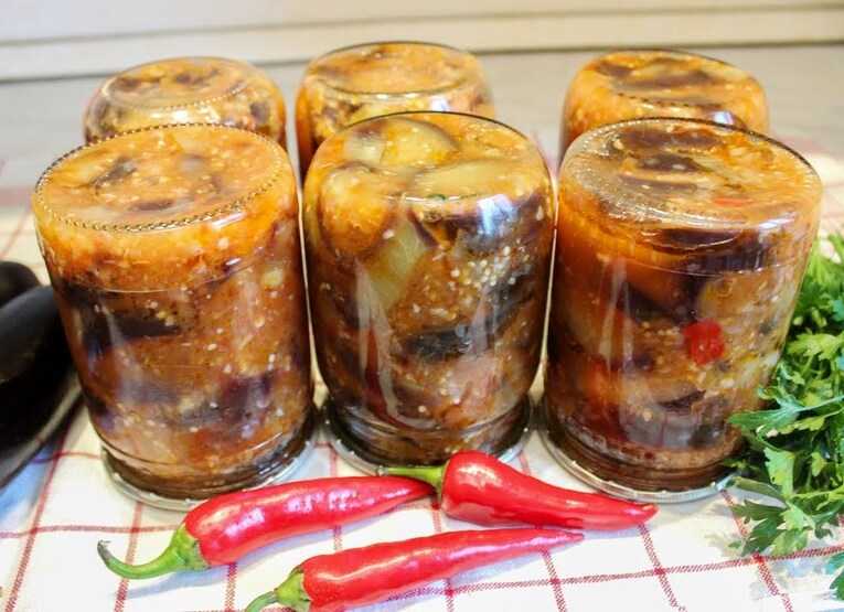 Как заготовить баклажаны в томатном соусе на зиму по пошаговому рецепту с фото