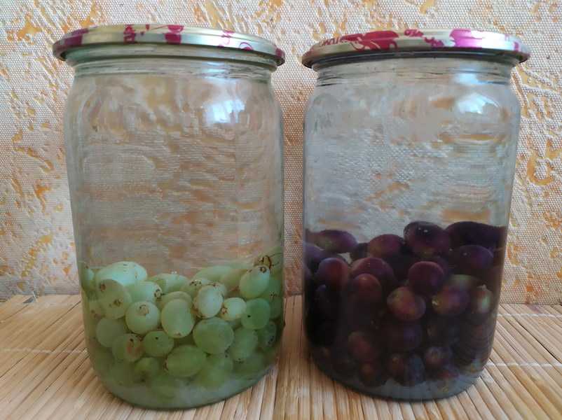 Компот из винограда свежего или замороженного - как сварить с яблоками, сливами или веточками