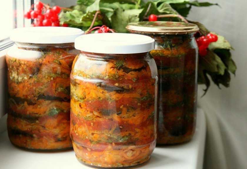 Салат из баклажанов на зиму – 10 самых вкусных заготовок