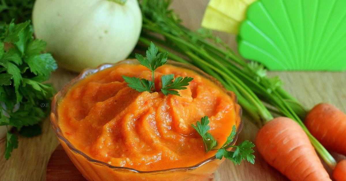 Пюре из моркови (простое, для грудничка): домашние рецепты