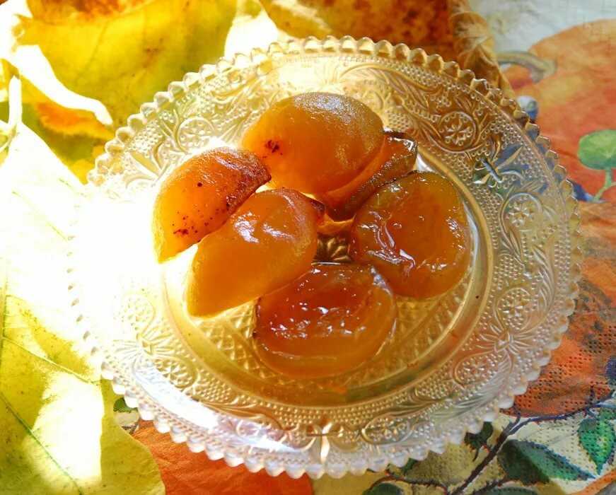 Варенье из персиков дольками «пятиминутка» без воды с лимоном