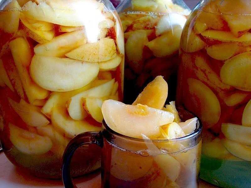 Яблоки дольками в сиропе на зиму - 8 пошаговых фото в рецепте