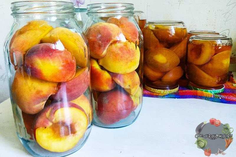 Как замариновать персики в сиропе на зиму: 4 пошаговых рецепта приготовления