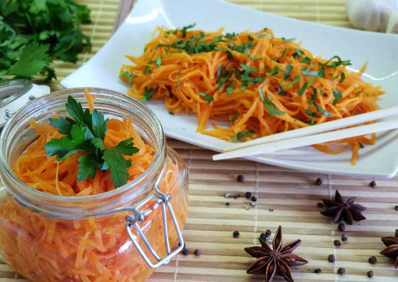 Маринованная морковь на зиму в банках: рецепты быстрого приготовления