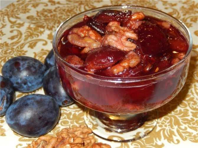 Варенье из слив с грецкими орехами: простой рецепт на зиму