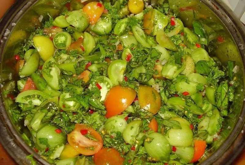 Как приготовить зеленые помидоры на зиму с болгарским перцем и хреном: поиск по ингредиентам, советы, отзывы, подсчет калорий, изменение порций, похожие рецепты