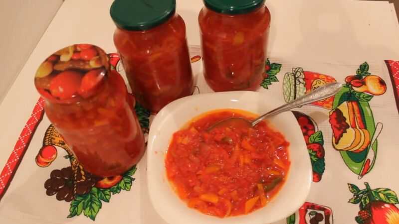 Лечо из болгарского перца с помидорами на зиму пальчики оближешь – самые вкусные рецепты лечо из перца и помидоров