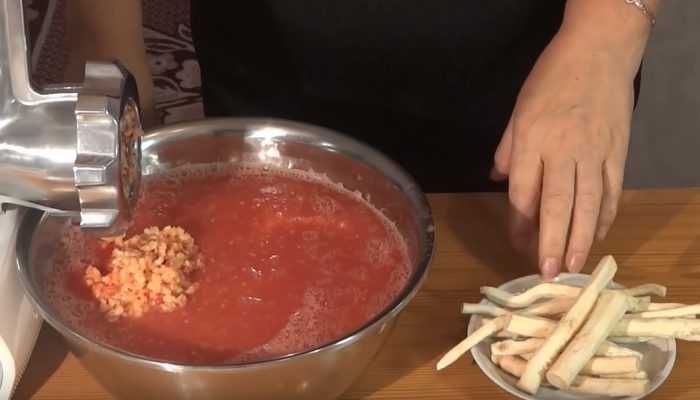 Рецепт огонек из помидор без хрена