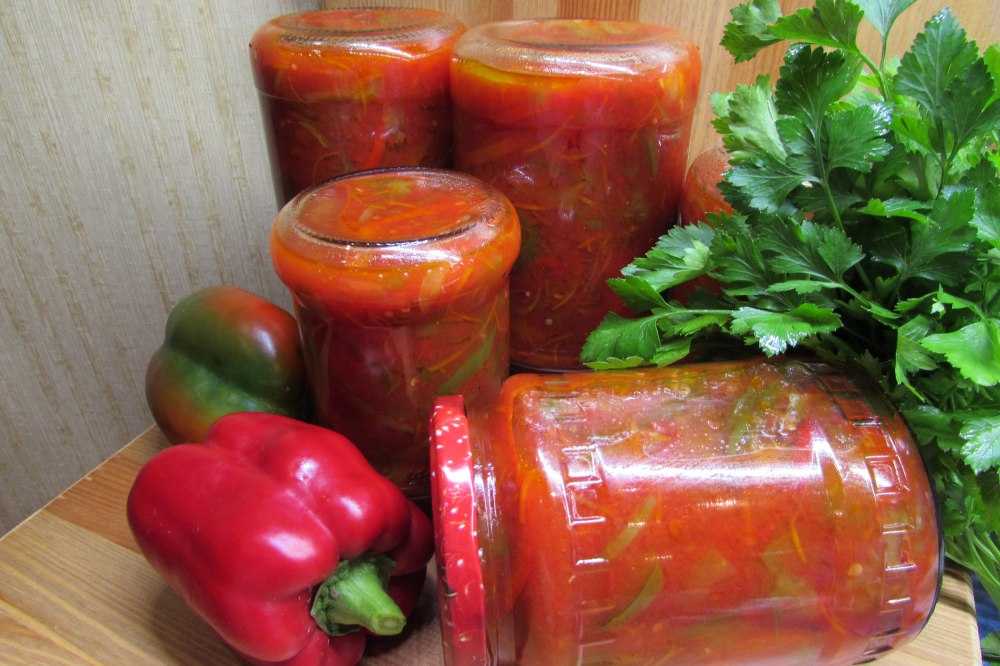 Лечо из перца и помидоров на зиму — 10 простых и самых вкусных рецептов приготовления с фото пошагово