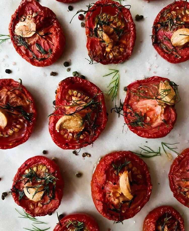 Вяленые помидоры: рецепты для духовки