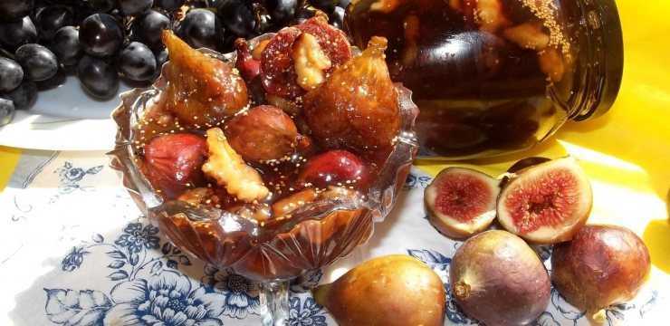Варенье из инжира — пошаговые рецепты приготовления на зиму с лимоном, грецкими орехами или фундуком