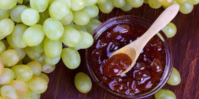 Варенье из винограда с косточками на зиму: простой рецепт с фото