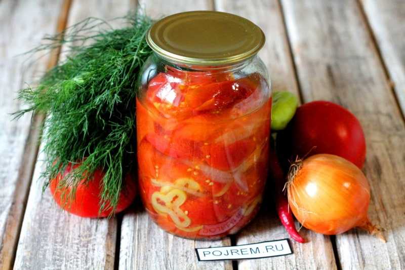 Салат из огурцов и помидоров на зиму – 9 рецептов