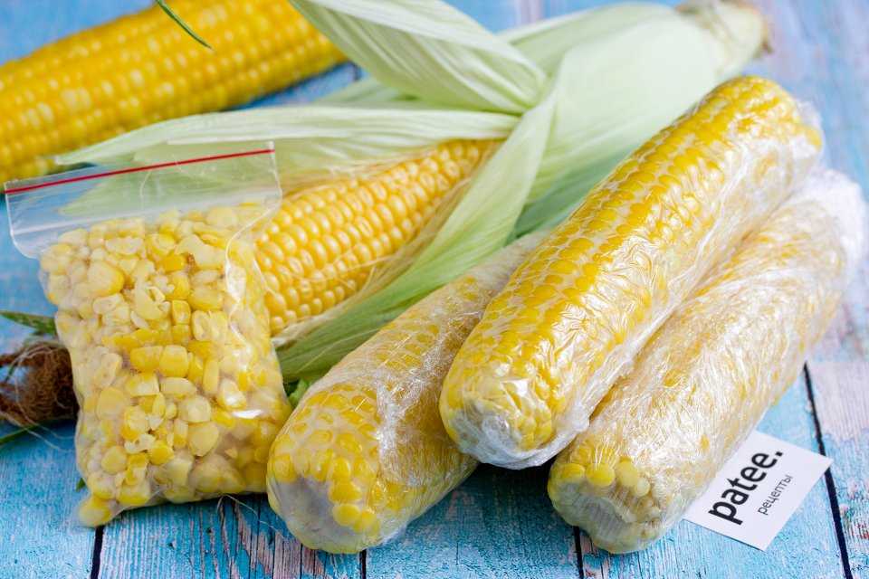 Кукуруза на зиму - способы заготовки свежих початков, заморозки, сушки и консервирования