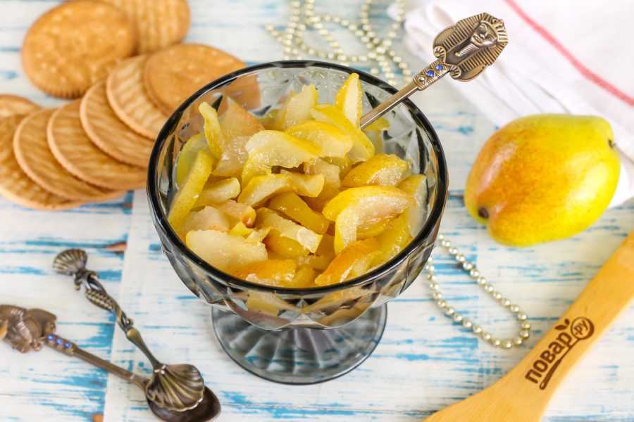 Грушевое варенье с лимонной кислотой: простой рецепт приготовления на зиму