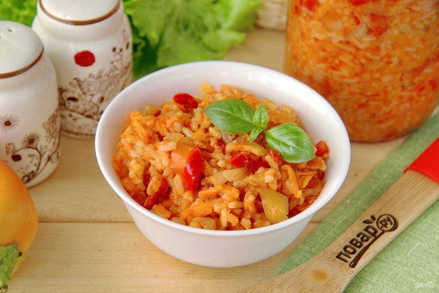 Лечо на зиму с рисом – простые и вкусные рецепты с овощами