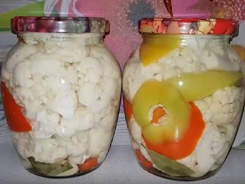 Цветная капуста на зиму : 7 рецептов приготовления маринованной капусты