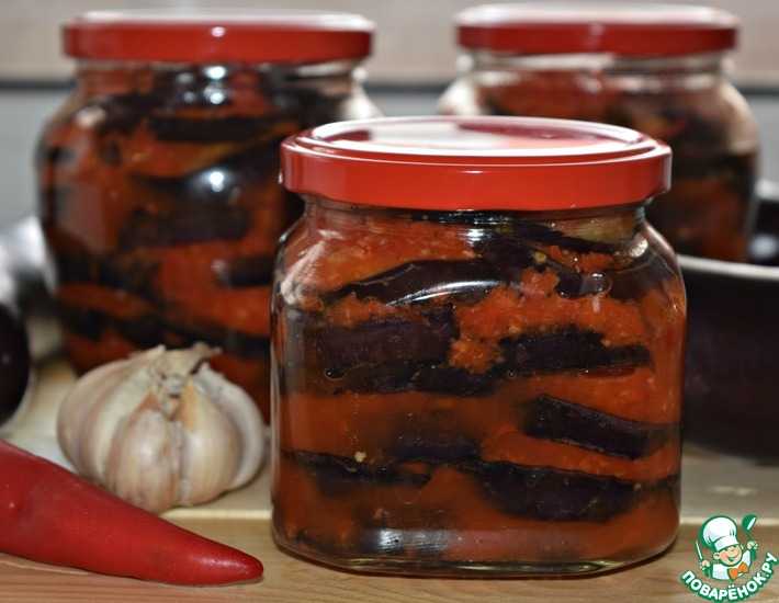Баклажаны в томатном соке на зиму рецепт с фото пошагово - 1000.menu