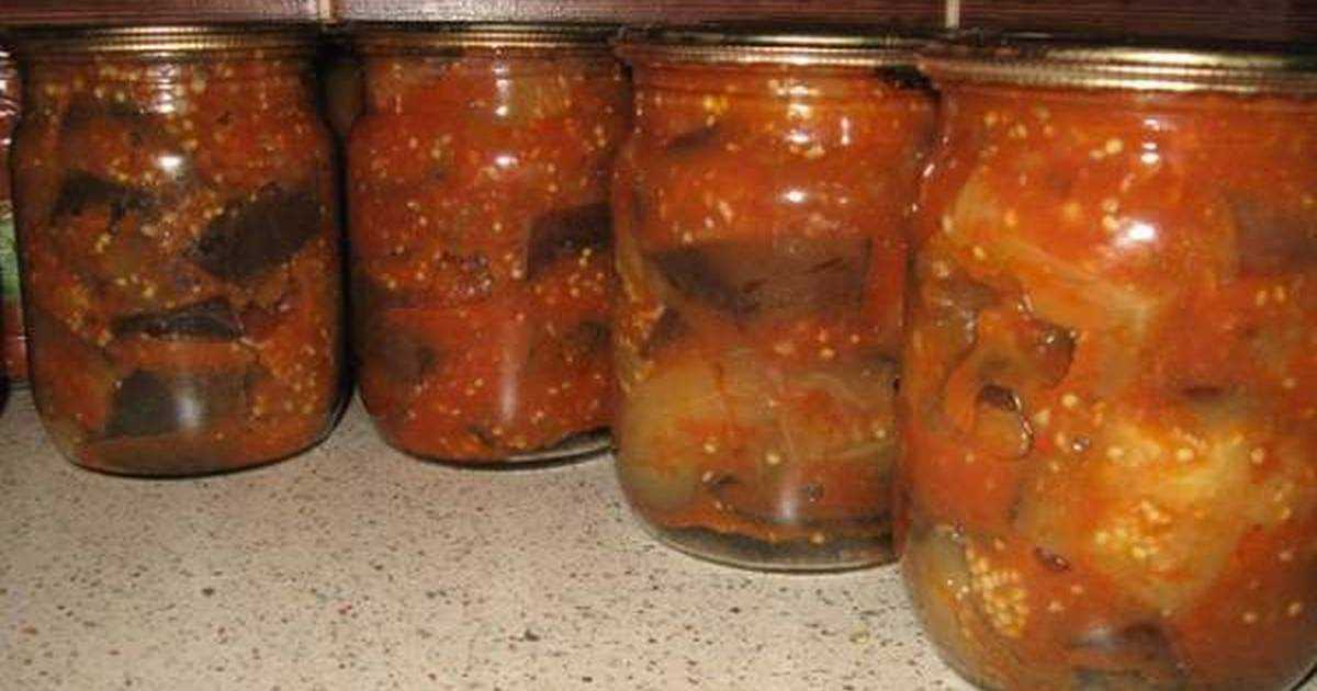 Как приготовить баклажаны в томатном соусе на зиму | меню недели