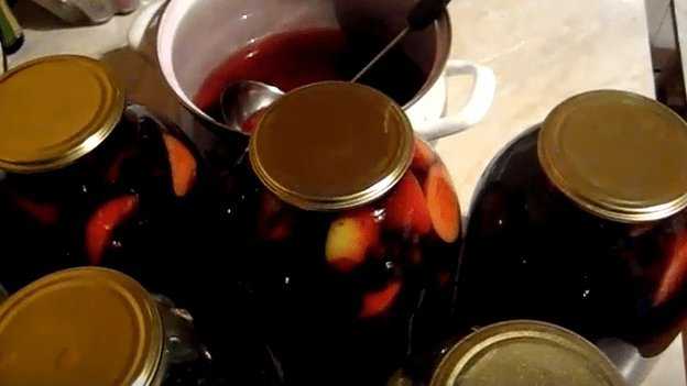 Компот из черноплодной рябины на зиму: простой рецепт без стерилизации и со стерилизацией - как сварить компот из черноплодки с яблоками